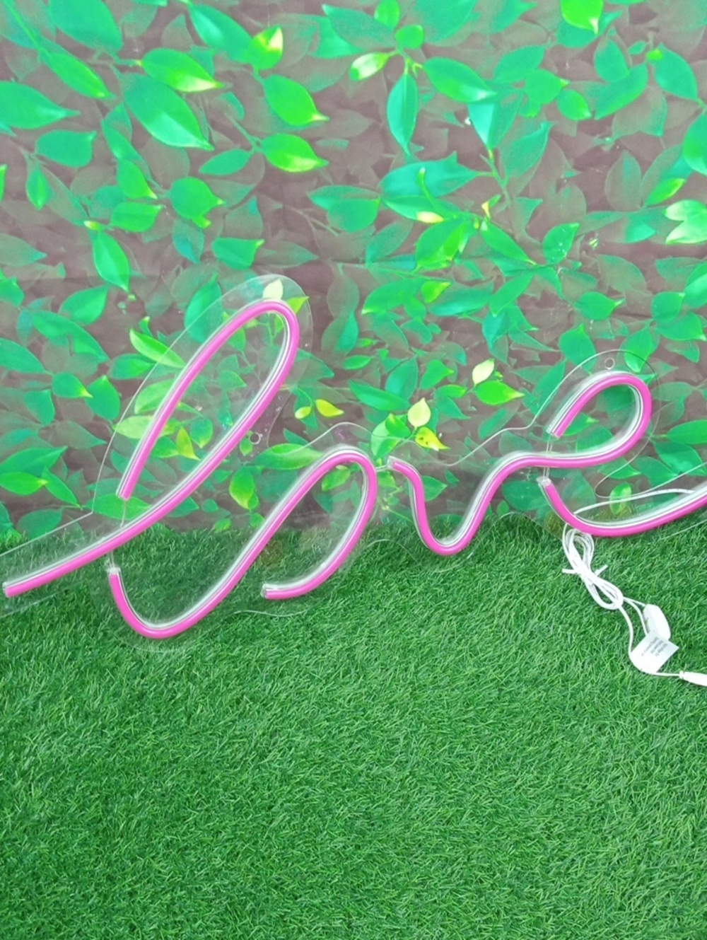 🏠 Pink 'Love' Neon Sign LED Wall Décor